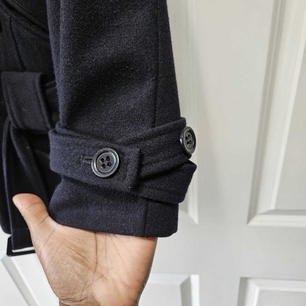 Coffee Shop wool peacoat. - Picture 3 of 6